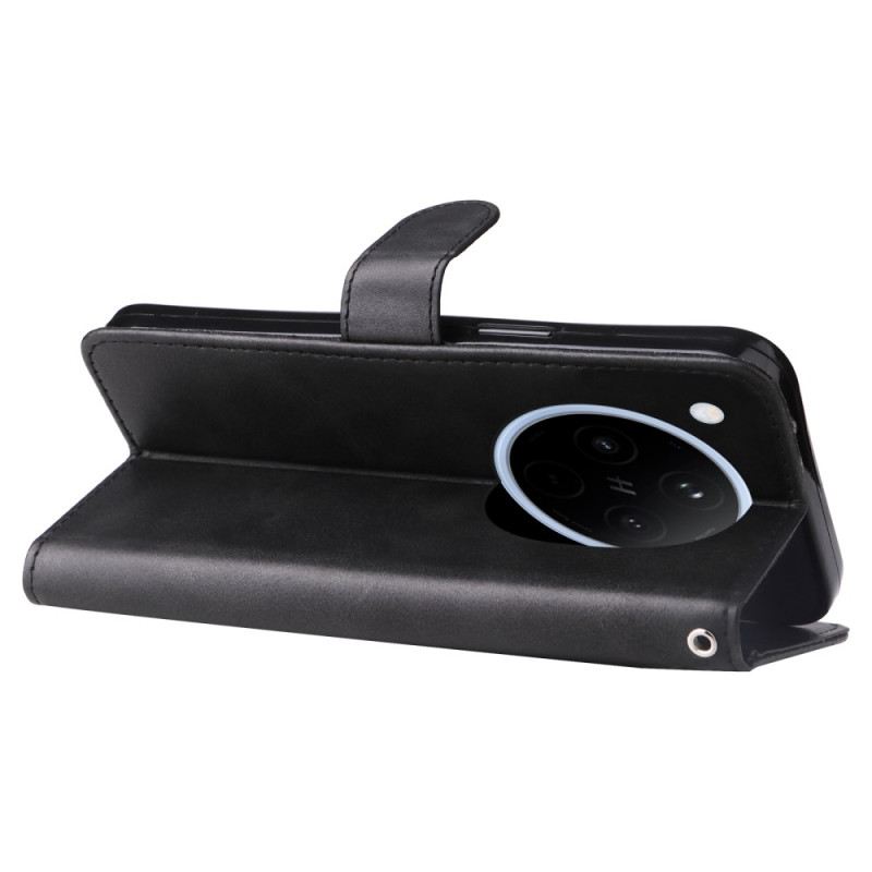 Lederhüllen Für Oppo Find X8 Reißverschlusstasche