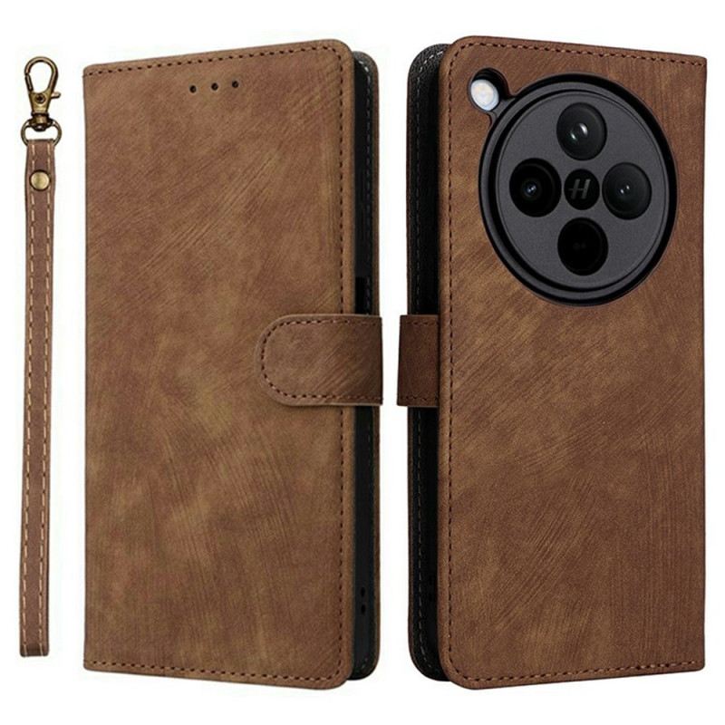 Lederhüllen Für Oppo Find X8 Rfid-schutz In Wildlederoptik