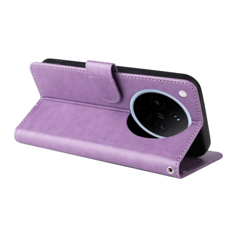 Lederhüllen Oppo Find X8 Handyhülle Bedrucktes Muster