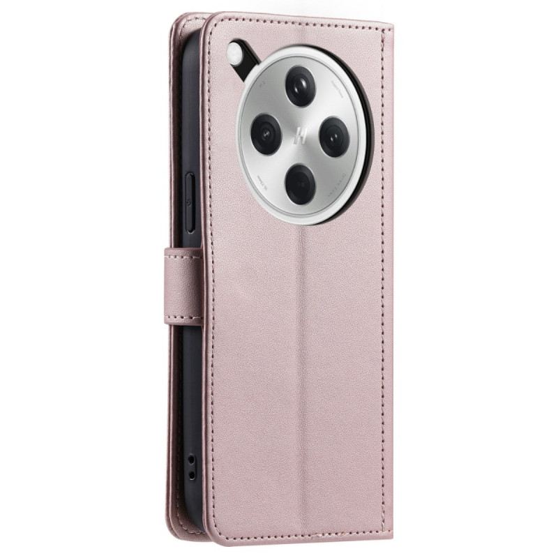 Lederhüllen Oppo Find X8 Handyhülle Gesteppt Mit Riemen Und Schulterriemen