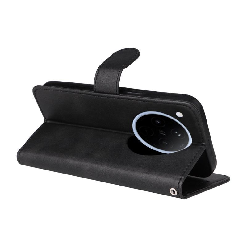 Lederhüllen Oppo Find X8 Handyhülle Riemen Aus Kunstleder