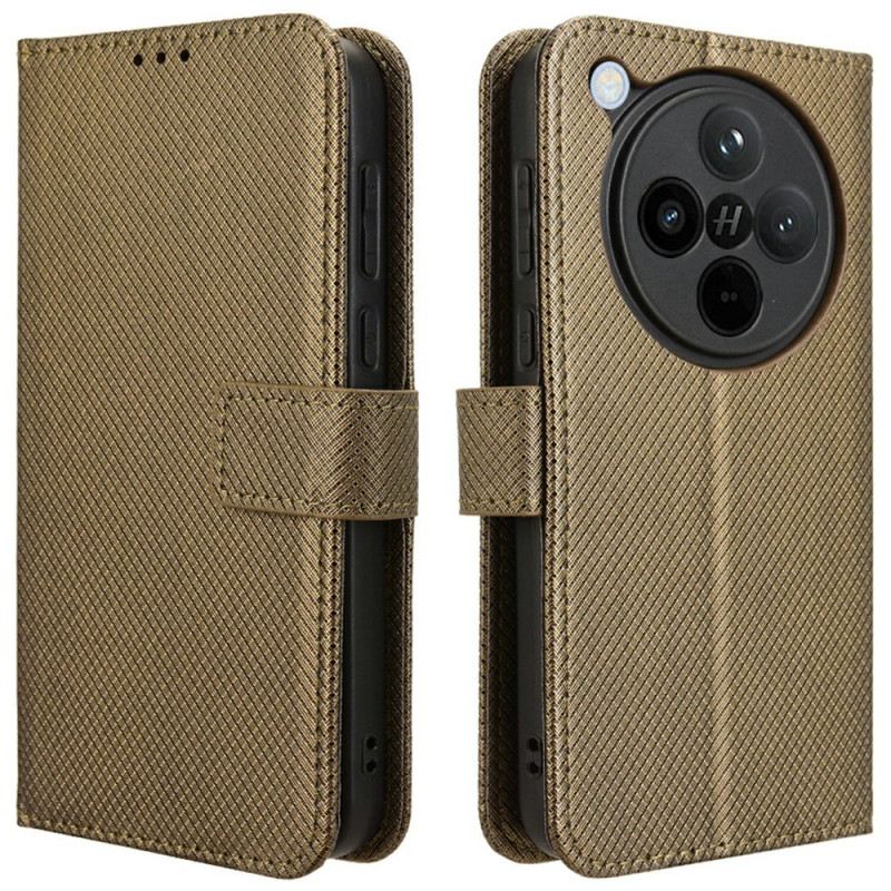 Lederhüllen Oppo Find X8 Handyhülle Riemenpunkte