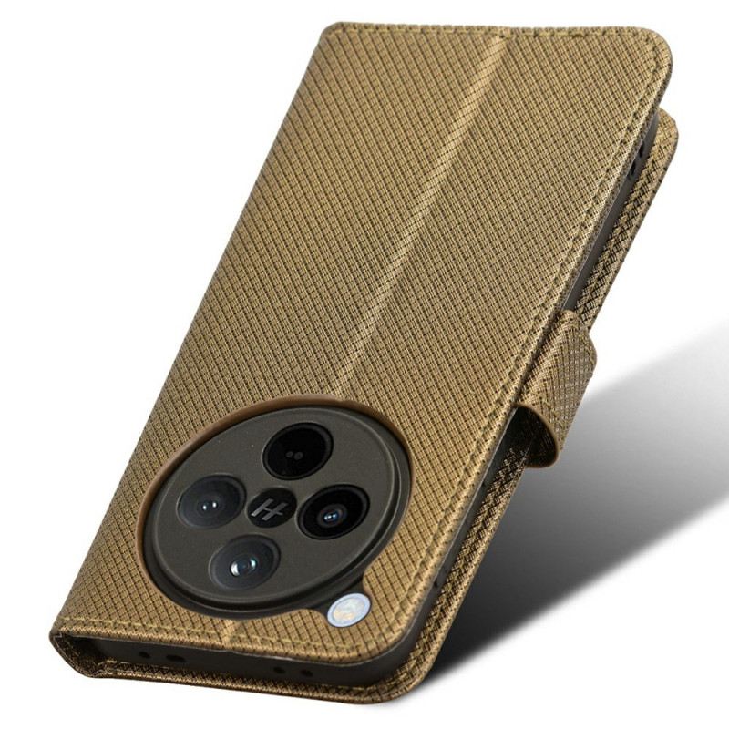 Lederhüllen Oppo Find X8 Handyhülle Riemenpunkte