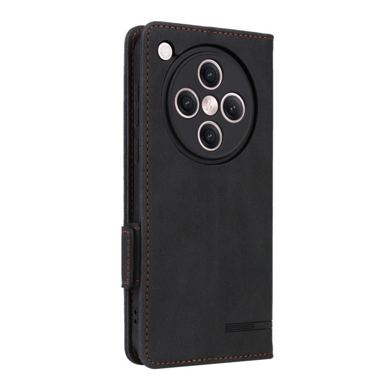 Lederhüllen Oppo Find X8 Handyhülle Vintage-wildlederoptik