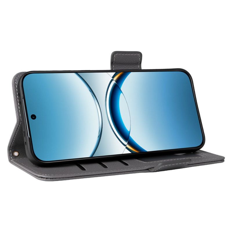 Lederhüllen Oppo Find X8 Litschi-farbener Riemen Aus Kunstleder