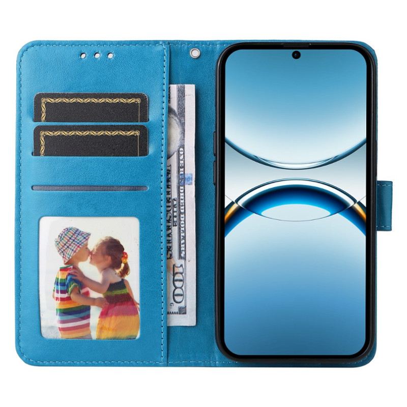 Lederhüllen Oppo Find X8 Sonnenblumenmuster