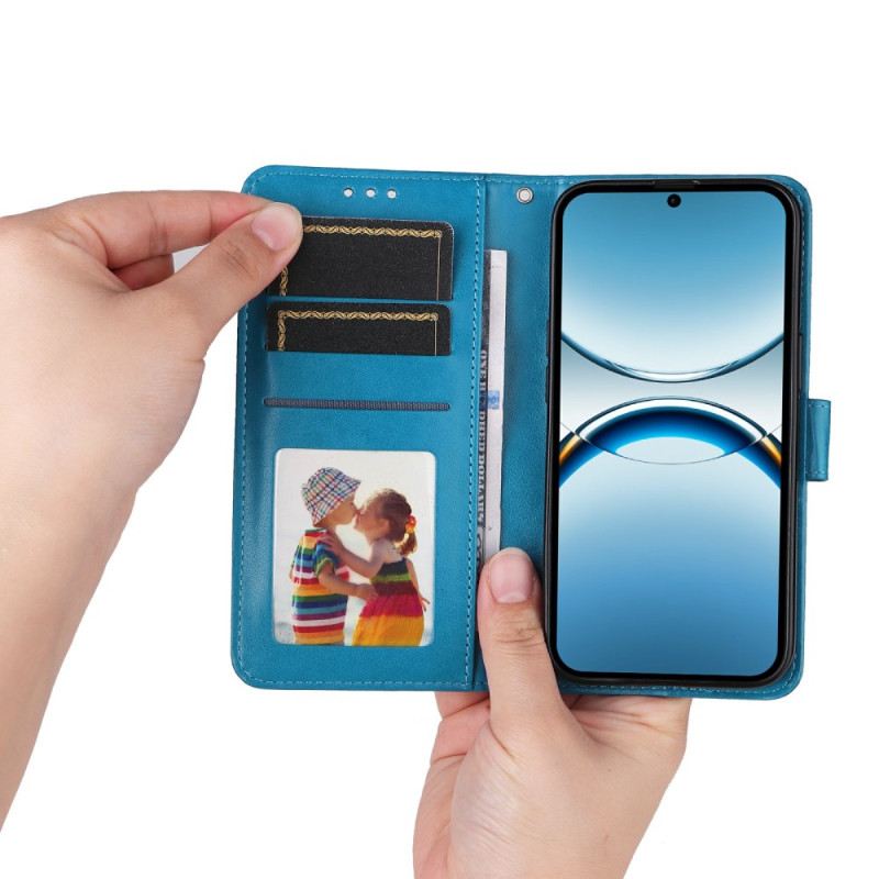 Lederhüllen Oppo Find X8 Sonnenblumenmuster