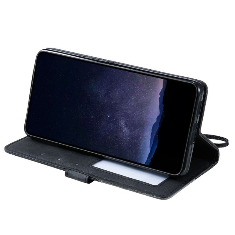 Lederhüllen Oppo Find X8 Zweifarbig Gestreift Muster