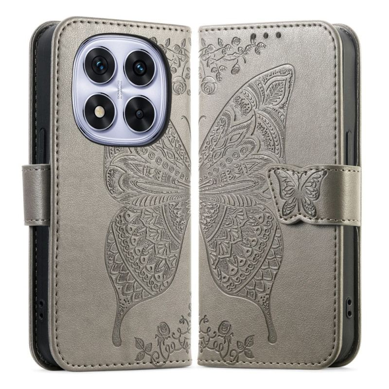 Lederhüllen Für Xiaomi Redmi Note 15 Pro Plus 5g Grafik Schmetterling