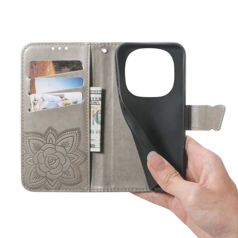 Lederhüllen Für Xiaomi Redmi Note 15 Pro Plus 5g Grafik Schmetterling