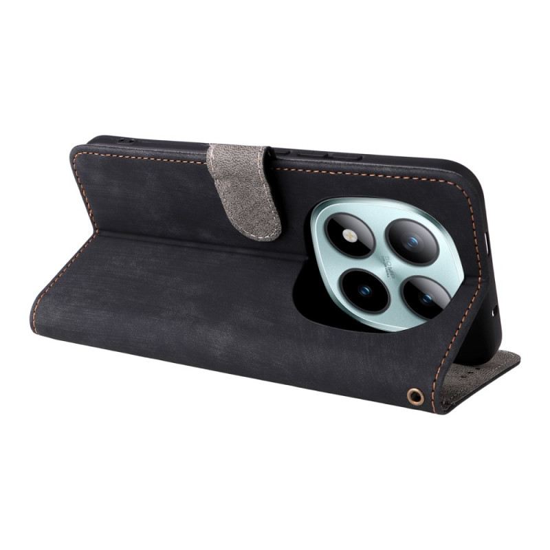 Lederhüllen Für Xiaomi Redmi Note 15 Pro Plus 5g Wildlederoptik Mit Riemen