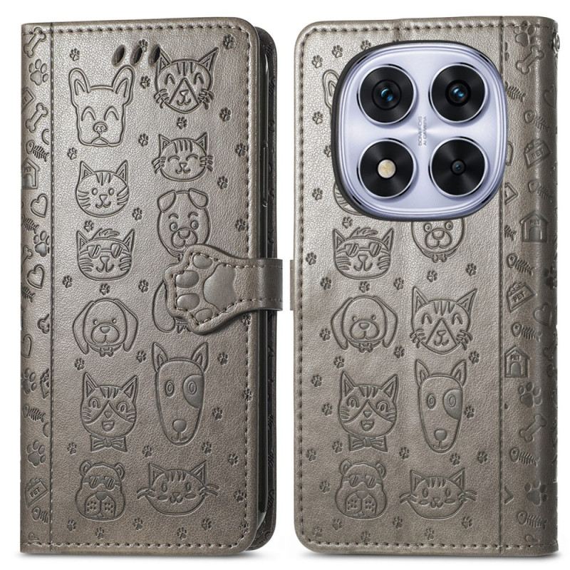 Lederhüllen Xiaomi Redmi Note 15 Pro Plus 5g Animierte Tiere