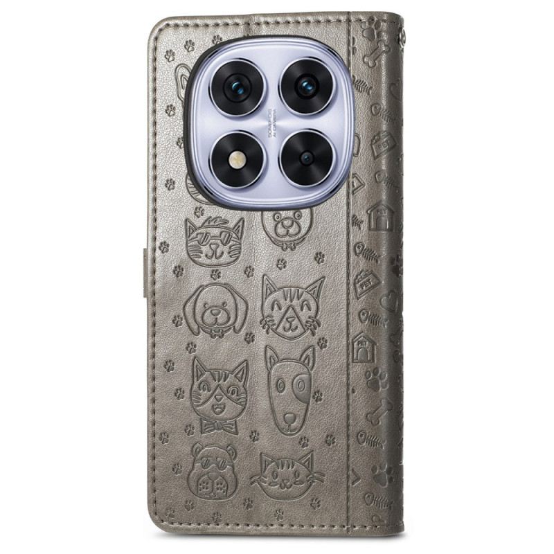 Lederhüllen Xiaomi Redmi Note 15 Pro Plus 5g Animierte Tiere