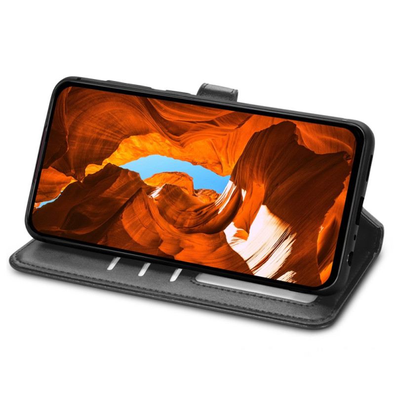 Lederhüllen Xiaomi Redmi Note 15 Pro Plus 5g Handyhülle Goldener Verschluss