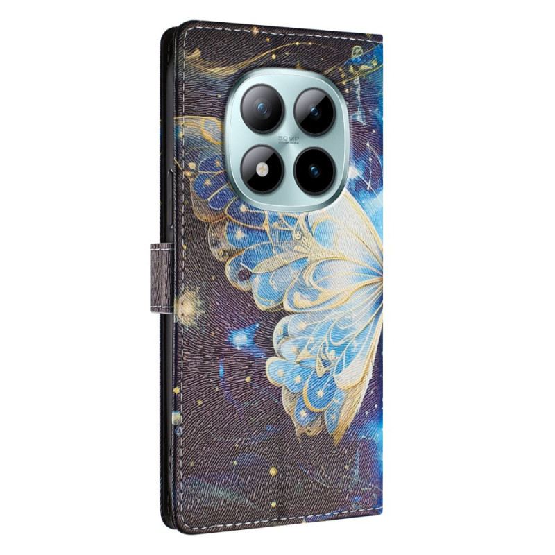 Lederhüllen Xiaomi Redmi Note 15 Pro Plus 5g Handyhülle Großer Schmetterling