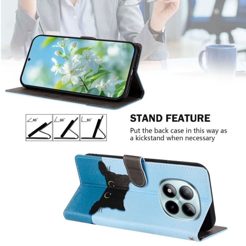 Lederhüllen Xiaomi Redmi Note 15 Pro Plus 5g Handyhülle Kleine Katze