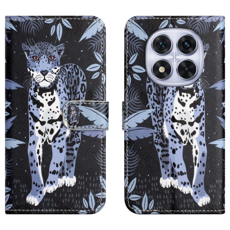 Lederhüllen Xiaomi Redmi Note 15 Pro Plus 5g Handyhülle Leopard
