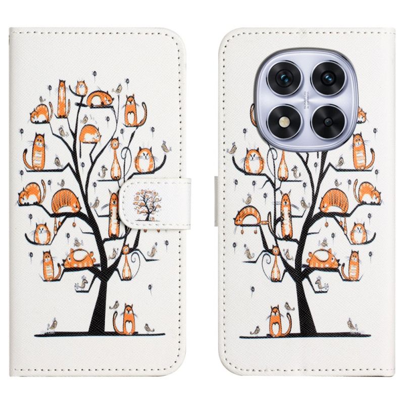 Lederhüllen Xiaomi Redmi Note 15 Pro Plus 5g Katzen Und Baum