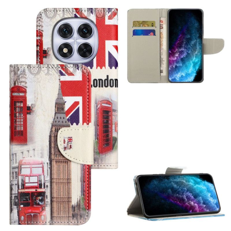 Lederhüllen Xiaomi Redmi Note 15 Pro Plus 5g Londoner Leben