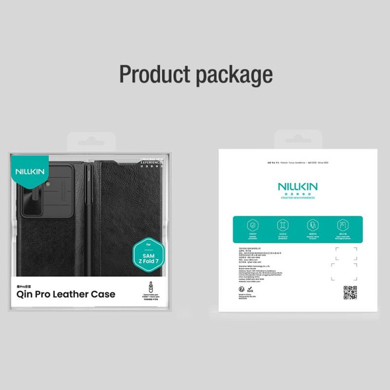 Flip Case Für Samsung Galaxy Z Fold 7 Qin Pro Serie (nillkin)