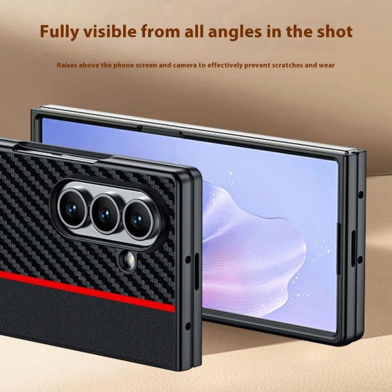 Hülle Für Samsung Galaxy Z Fold 7 Carbonfaser-version