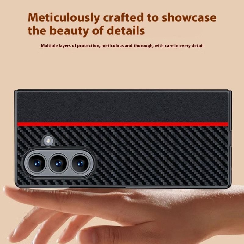 Hülle Für Samsung Galaxy Z Fold 7 Carbonfaser-version