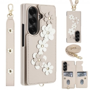 Hülle Samsung Galaxy Z Fold 7 3d-blumen-kartenhalter Und Ständer