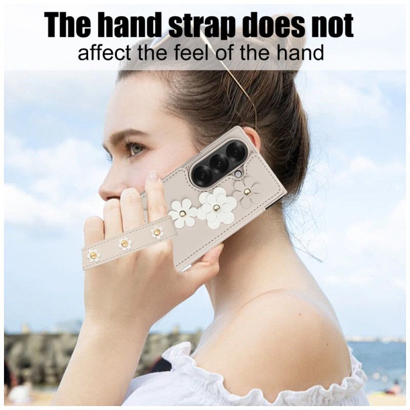 Hülle Samsung Galaxy Z Fold 7 3d-blumen-kartenhalter Und Ständer