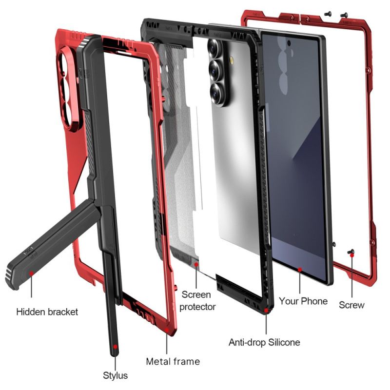 Hülle Samsung Galaxy Z Fold 7 Handyhülle Aluminium Und Silikon