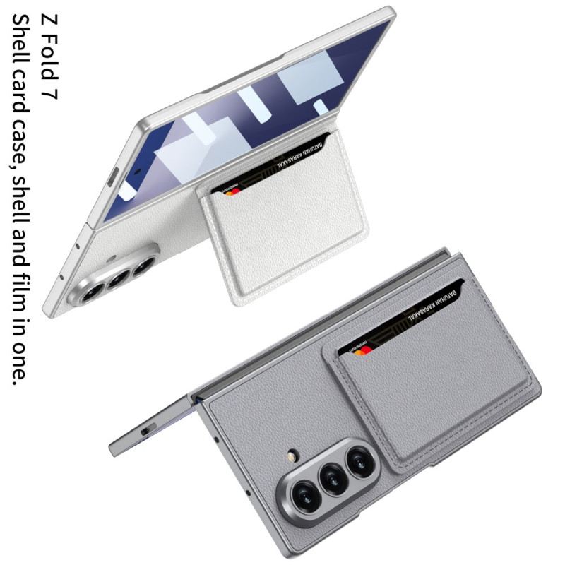 Hülle Samsung Galaxy Z Fold 7 Handyhülle Gkk Kartenhalter Und Ständer