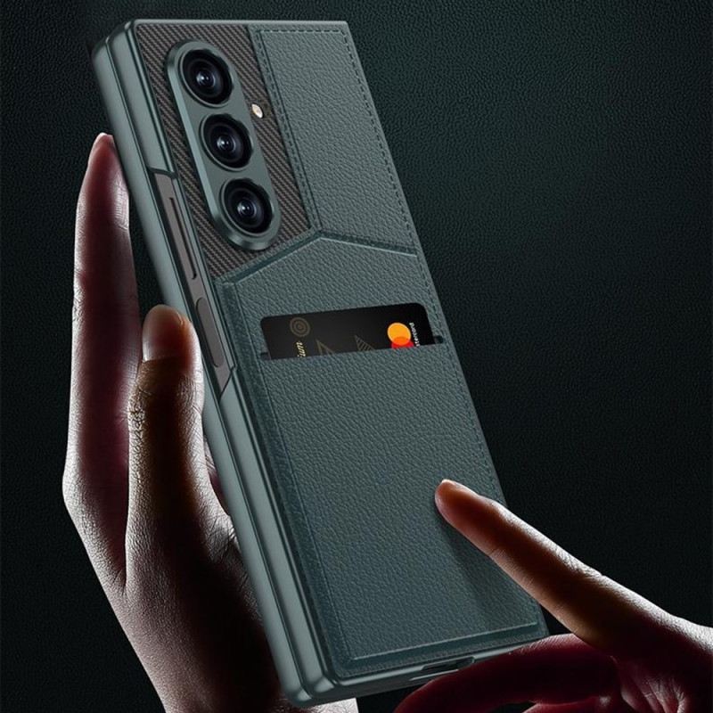 Hülle Samsung Galaxy Z Fold 7 Handyhülle Integrierter Kartenhalter