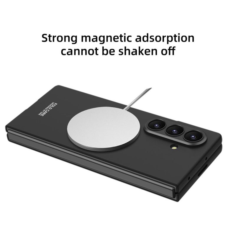 Hülle Samsung Galaxy Z Fold 7 Handyhülle Magnetisch Mit Displayschutzfolie Aus Gehärtetem Glas