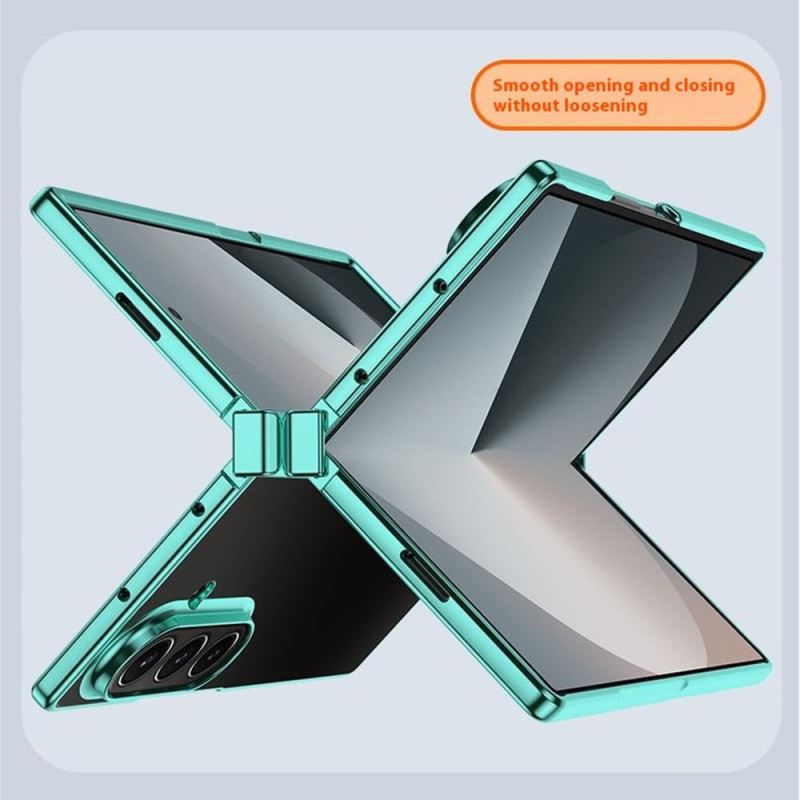 Hülle Samsung Galaxy Z Fold 7 Handyhülle Scharnierdesign In Metalloptik
