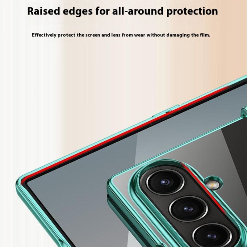 Hülle Samsung Galaxy Z Fold 7 Handyhülle Scharnierdesign In Metalloptik