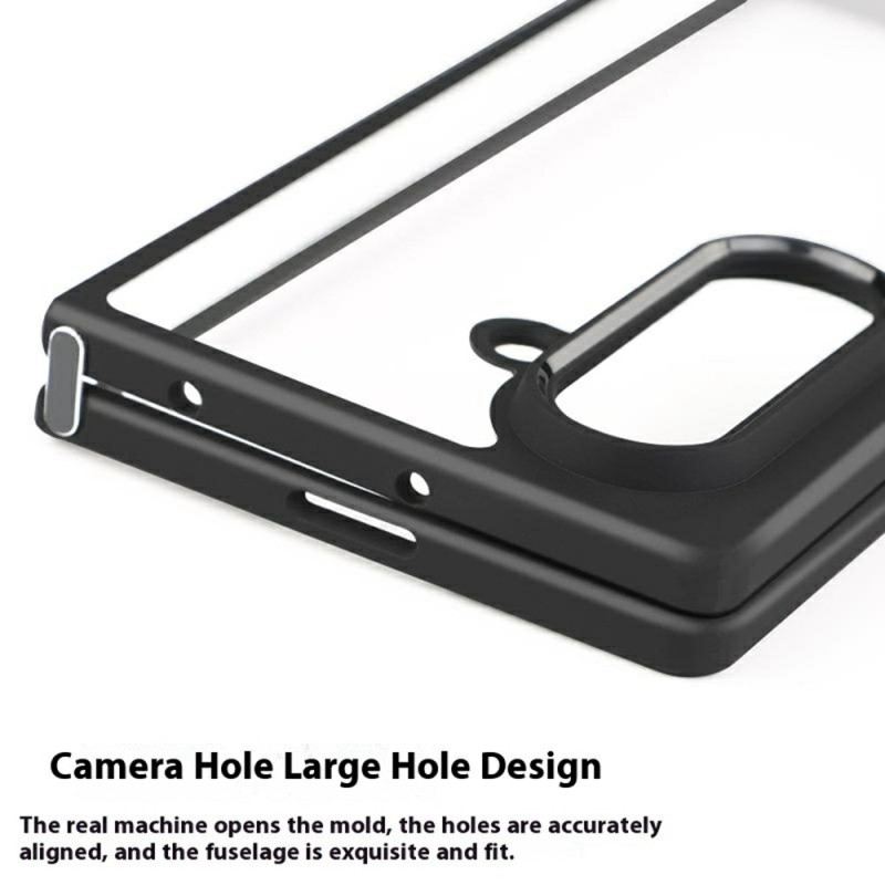 Hülle Samsung Galaxy Z Fold 7 Handyhülle Stoßfest Transparente Rückseite