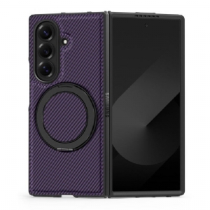 Hülle Samsung Galaxy Z Fold 7 Magnetische Strukturierte Kohlefaser