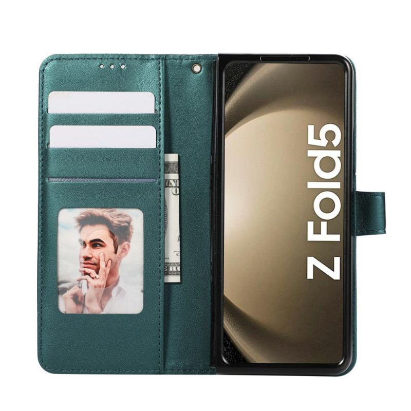 Lederhüllen Für Samsung Galaxy Z Fold 7 Diamant-design