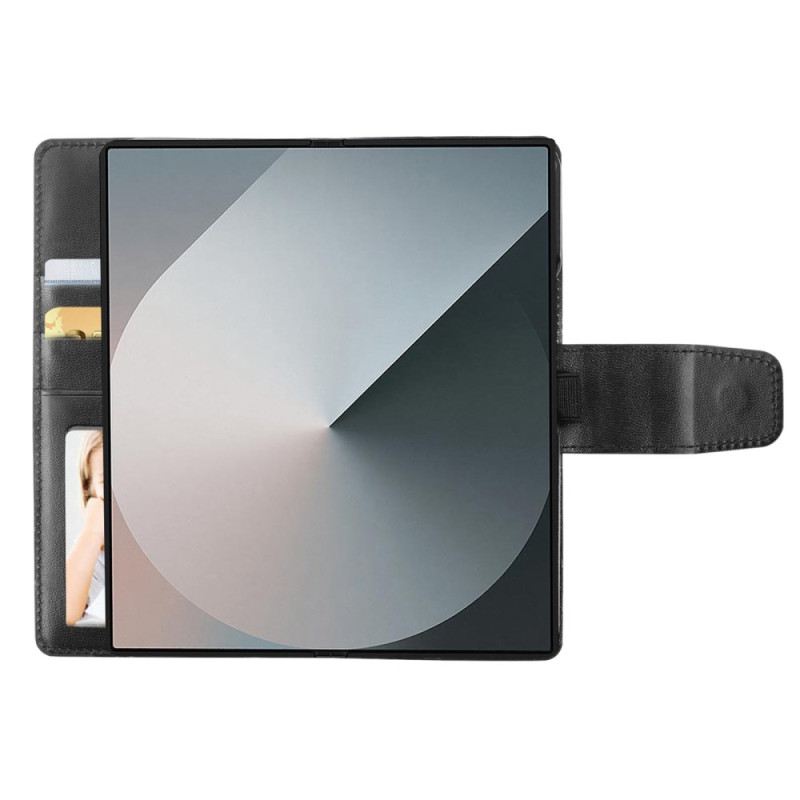 Lederhüllen Für Samsung Galaxy Z Fold 7 Mill Serie Hanman