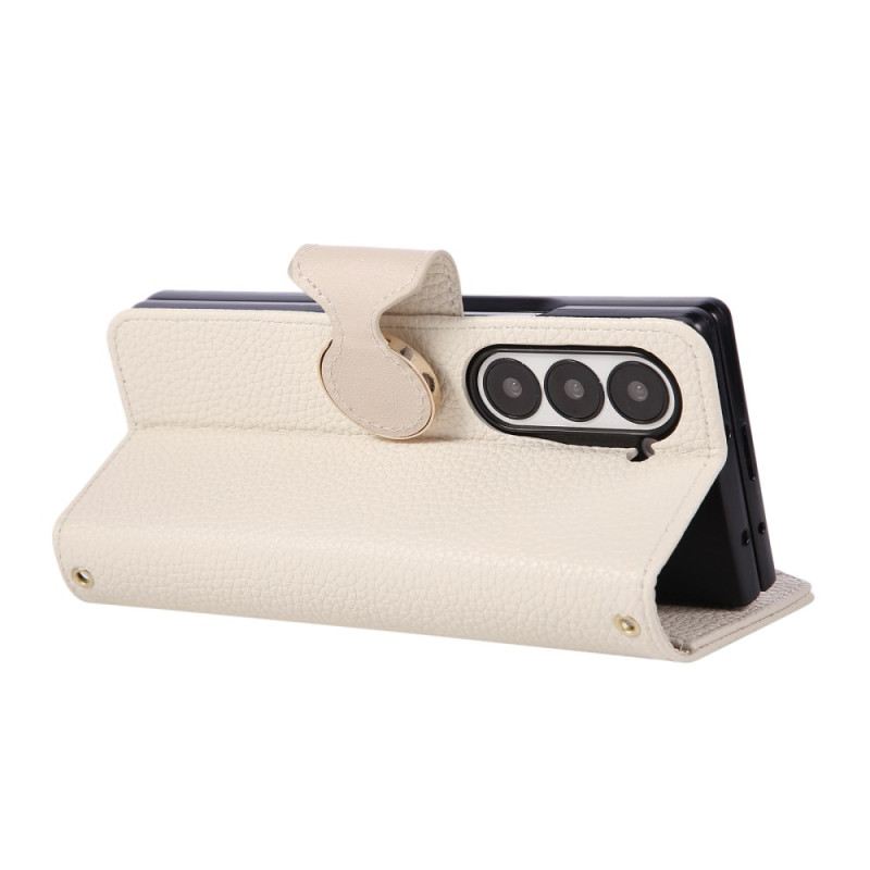 Lederhüllen Für Samsung Galaxy Z Fold 7 Vintage-design