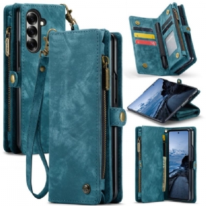 Lederhüllen Samsung Galaxy Z Fold 7 Handyhülle Abnehmbare Caseme-geldbörse