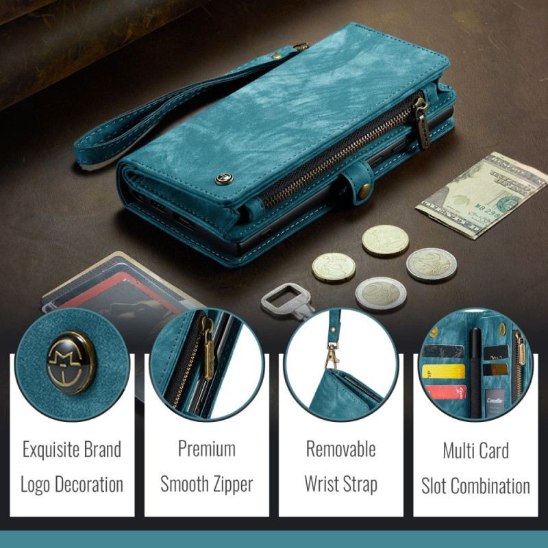 Lederhüllen Samsung Galaxy Z Fold 7 Handyhülle Abnehmbare Caseme-geldbörse