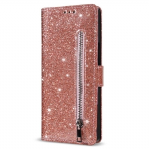 Lederhüllen Samsung Galaxy Z Fold 7 Handyhülle Glitzer