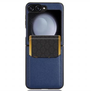 Hülle Für Samsung Galaxy Z Flip 7 Fe Kartenetui Mit Litschi-textur