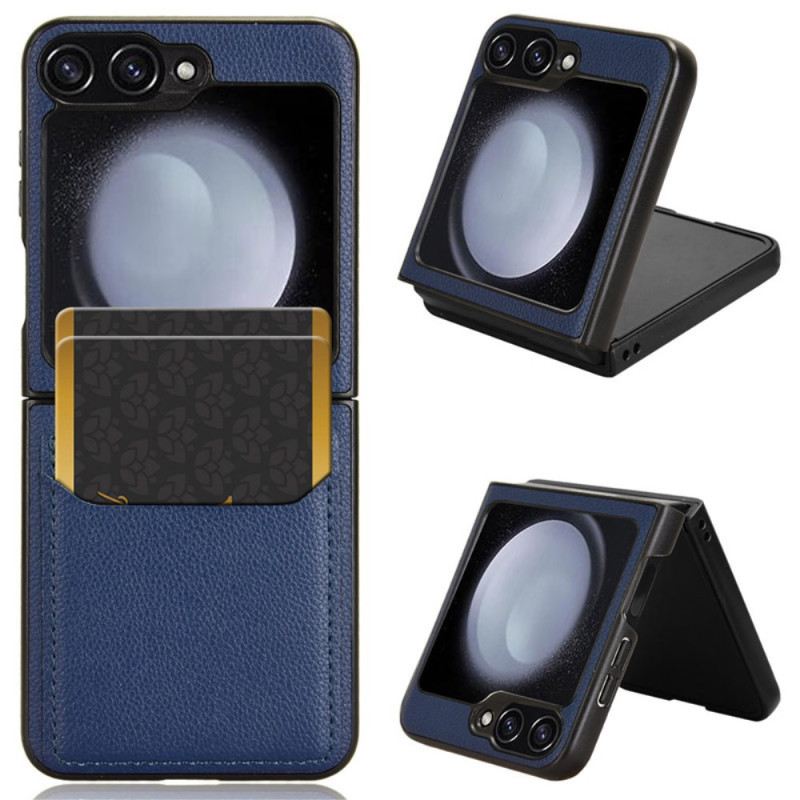 Hülle Für Samsung Galaxy Z Flip 7 Fe Kartenetui Mit Litschi-textur