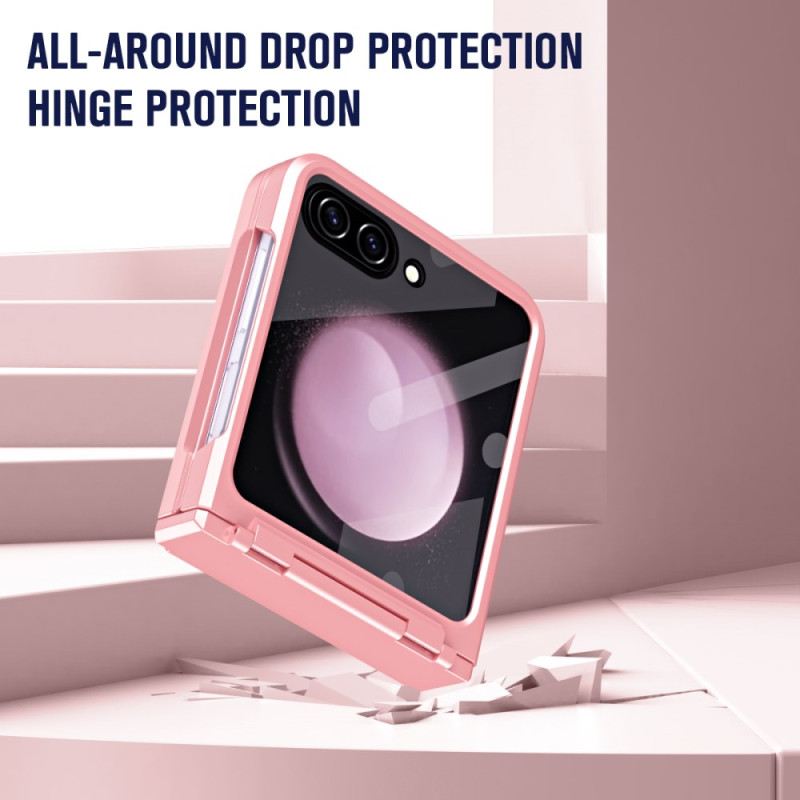 Hülle Für Samsung Galaxy Z Flip 7 Fe Klassische Displayschutzfolie Aus Gehärtetem Glas