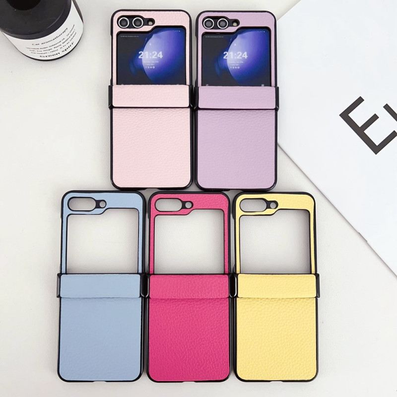 Hülle Für Samsung Galaxy Z Flip 7 Fe Litschi-muster