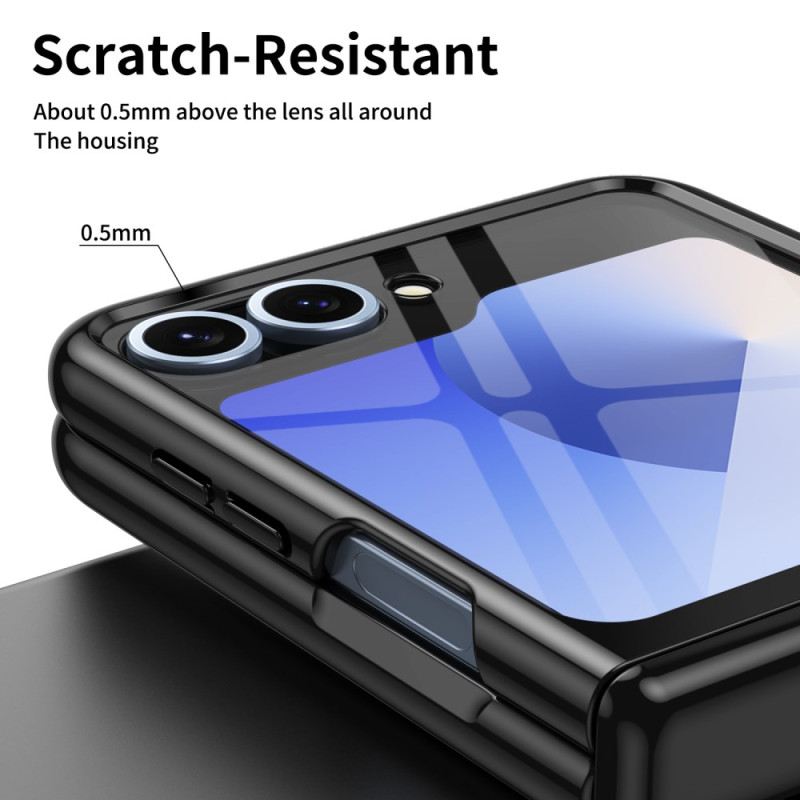 Hülle Für Samsung Galaxy Z Flip 7 Fe Metalleffekt