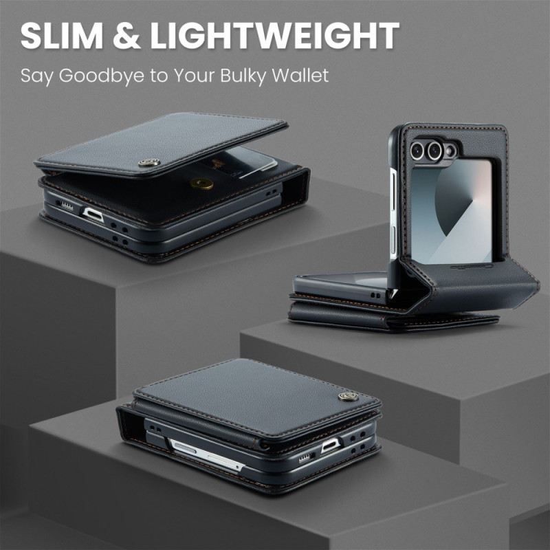 Hülle Für Samsung Galaxy Z Flip 7 Fe Rfid-schutz 5 Kartenfächer