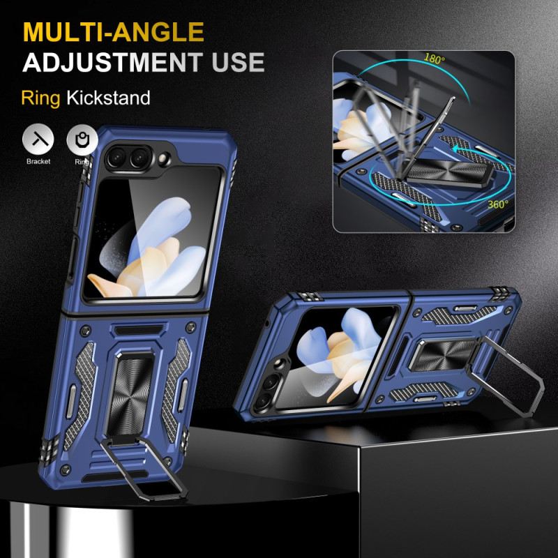 Hülle Für Samsung Galaxy Z Flip 7 Fe Ringhalter Der Armor-serie