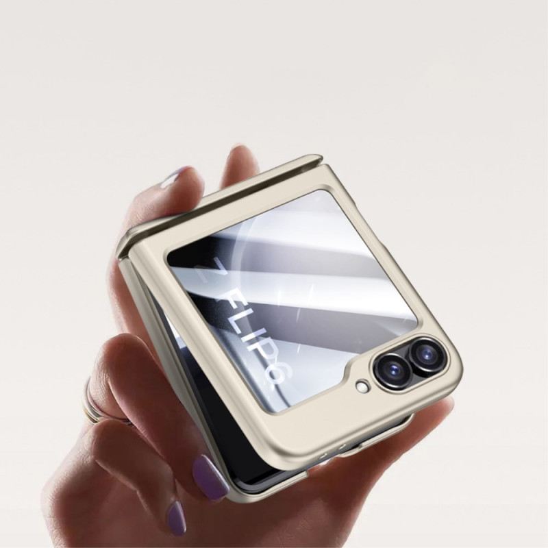 Hülle Für Samsung Galaxy Z Flip 7 Fe Rückseitenschutz Aus Gehärtetem Glas Und Displayschutzfolie